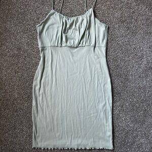 Mint Green Spaghetti Strap Dress